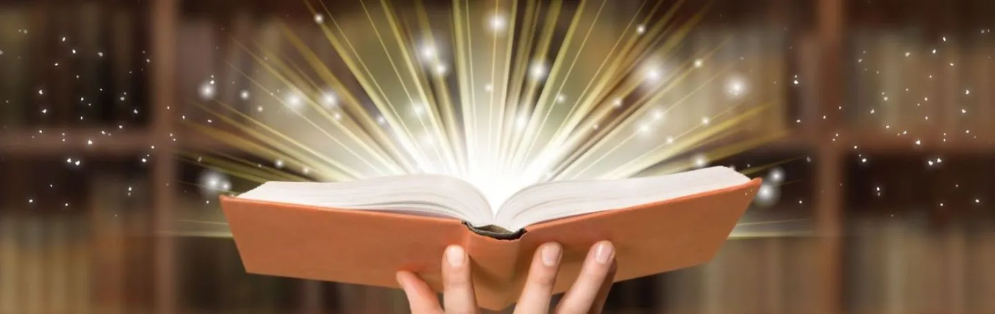 book with lights