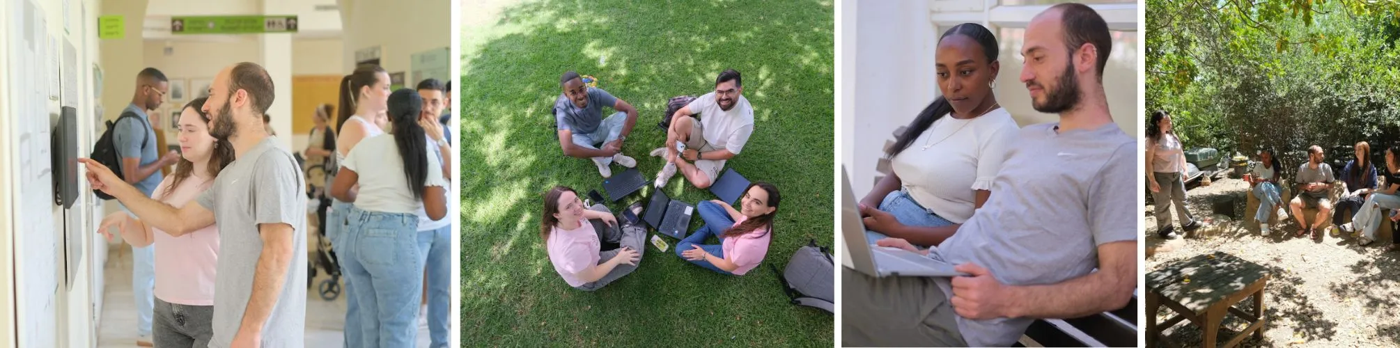 תמונות של סטודנטים במכללה האקדמית לחינוך ע"ש דוד ילין